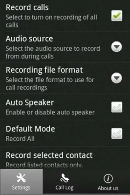 Instant Call Recorder android App screenshot 3